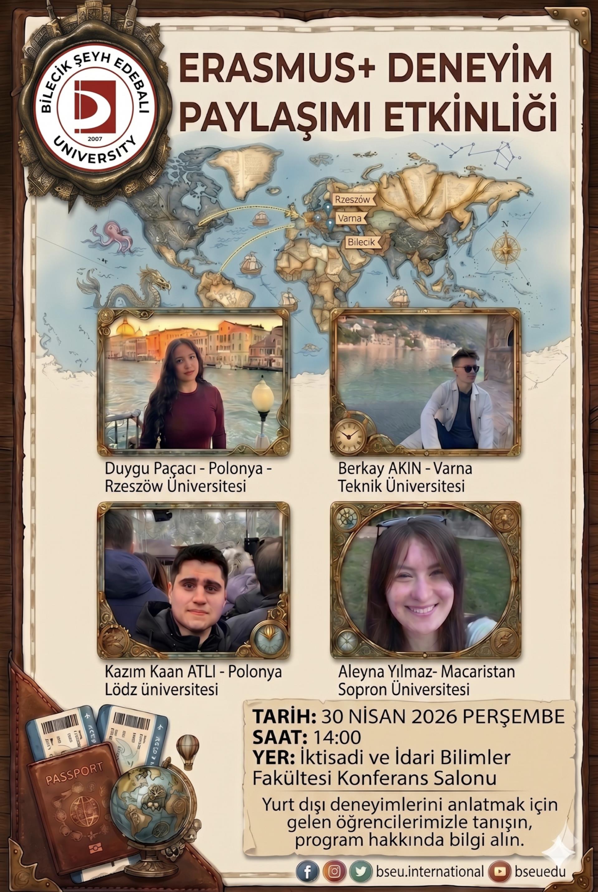 Erasmus+ Deneyim Paylaşım Etkinliği 